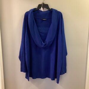 Denim 24/7 Cowl neck sweated with lace trim cami inset Woman’s size 3X